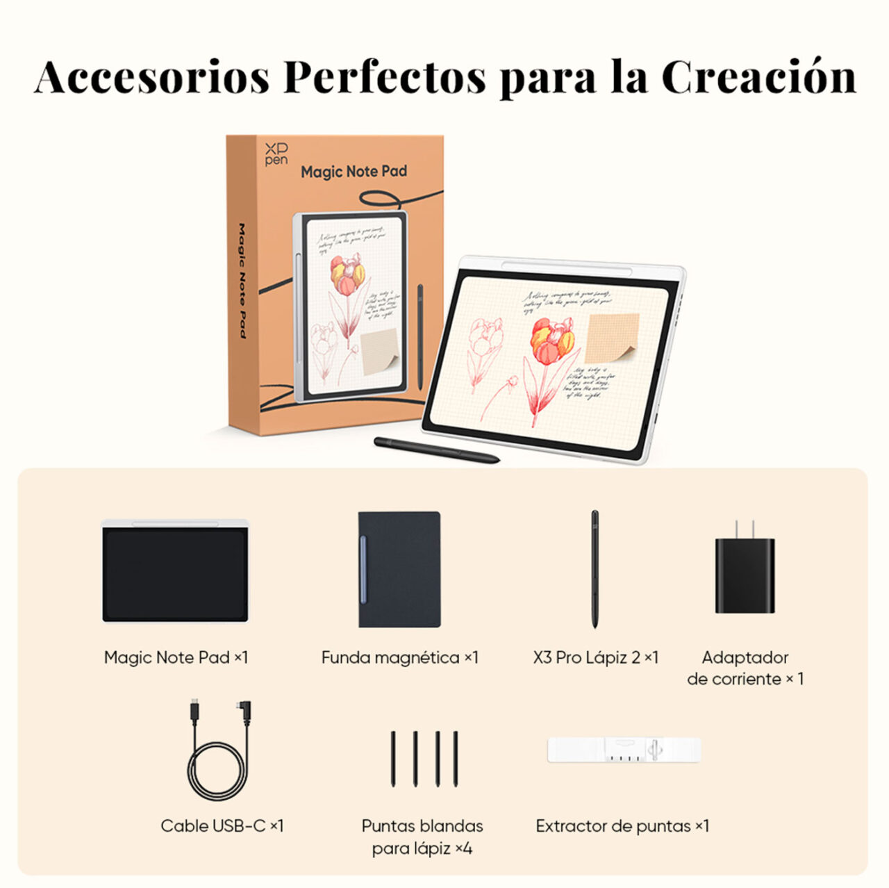 Magic Note Pad XPPen | Tablet Android para Leer, Notas y Dibujo