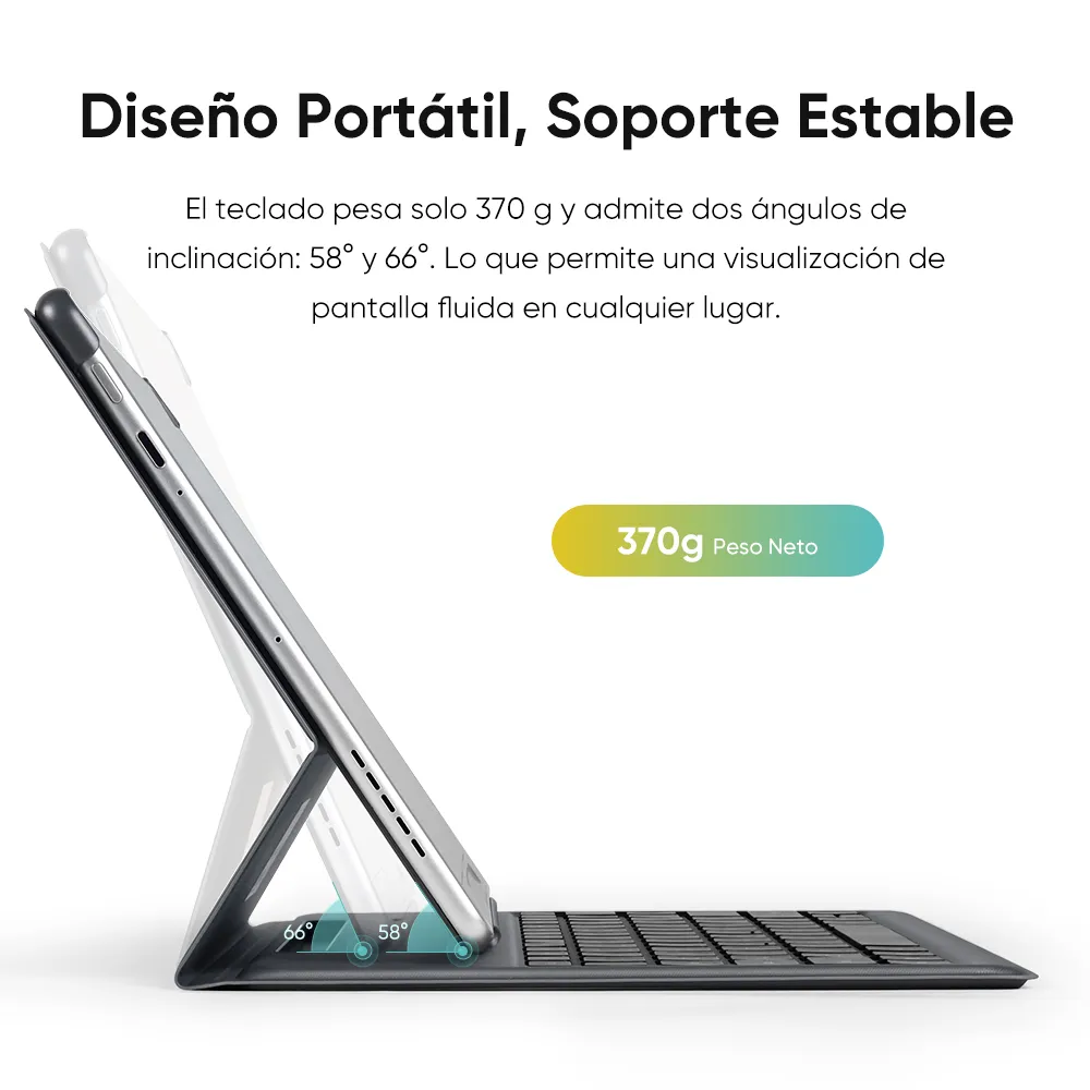 ACK09 Folio Teclado para Magic Note Pad (Bluetooth) - Imagen 3