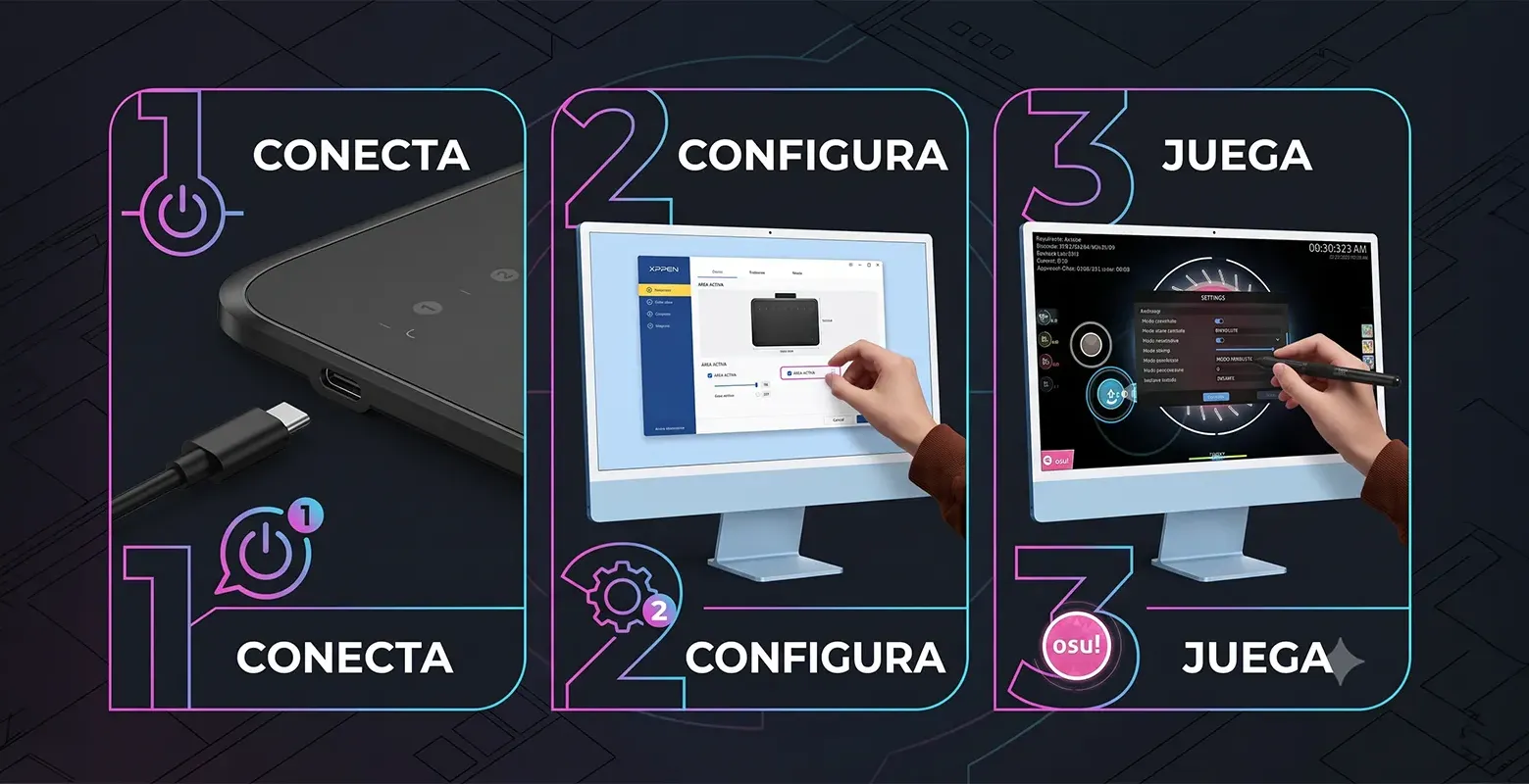 Comparación G430S vs XPPen Deco 640
